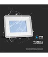 200W LED projektør, Samsung LED chip - 185lm/W, IP65, 6500K, sort, 5 års garanti