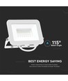 30W LED projektør - Samsung LED chip, arbejdslampe, hvid, IP65 udendørs