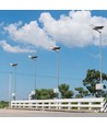 30W Solcelle LED gadelampe - Bridgelux chip, 3000lm, IP65, inkl. solpanel og sensor