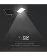 35W LED solcelle gadelampe - Bridgelux chip, 70W solcellepanel, IP65, 75000mAh batteri