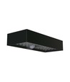 6W LED solcelle væglampe med sensor - 900lm, IP65, sort, 4000K, inkl. batteri