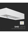 6W LED solcelle væglampe med sensor - 900lm, IP65, hvid, 4000K, inkl. batteri