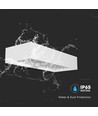 6W LED solcelle væglampe med sensor - 900lm, IP65, hvid, 4000K, inkl. batteri