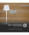 EN: VT-1034 4W LED TABLE LAMP 3IN1 WHITE