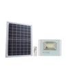 16W solarpanel med LED projektør - 6400K, hvid hus