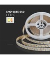 240 LED Strip Light 21W - 3in1, IP20, 24V, 15mm, Hvid, Dobbelt Printplade, 5m/Rulle