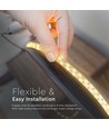 240 LED Strip Light 21W - 3in1, IP20, 24V, 15mm, Hvid, Dobbelt Printplade, 5m/Rulle