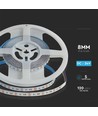 120 LED Stribelys 12W - RGB, IP20, 24V, 8mm, Hvid Dobbelt PCB, 5m/Rulle