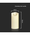 Kertepære lampe - bordtop, 53x125mm, AA batteri