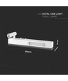 9W LED hotel/sengelampe - 30cm, hvid, 3000K, 680lm, væglampe