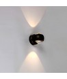10W LED væglampe - Sort, 3000K, 13,5x10 cm, indendørs, inkl. lyskilde