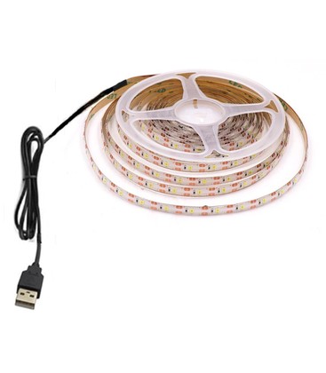 80 cm. USB LED strip til TV og PC - 60 LED pr. meter