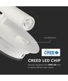 LED Hotel Lampette (Væglampe) 3W + 6W - 3000K, Hvid