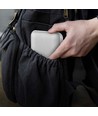 10000mAh power bank, 10W - Sølv, LED display, inkl. 30cm Type-C kabel