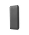 10W Powerbank 10000mAh - 5V, LED display, sort, inkl. 30cm USB-C kabel