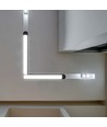 25W Skinnespot LED 6400K, sort, magnetisk