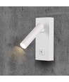 2W LED vægspot - 3000K, hvid