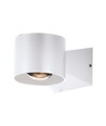 5W hvid væglampe, rund - IP65, 3000K, 93lm/W, op/ned lys, inkl. lyskilde