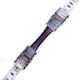 Samler med ledning til LED strip - 10mm, RGB, IP20, 5V-24V