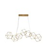 28W LED designer pendel - Guld, 3000K, L94,5 x W32,5 cm, dekorativ hængelampe