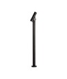 4W havelampe bedlampe, 100cm - Sort, IP44, 390lm, aluminium, inkl. lyskilde