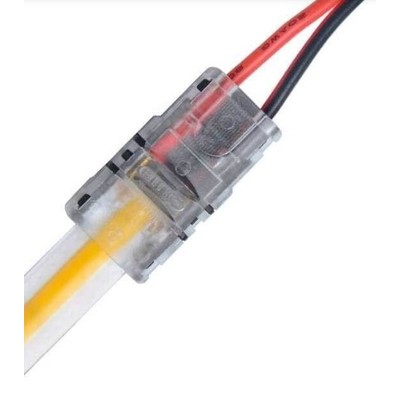 LED strip samler til løse ledninger - 8mm, COB, enkeltfarvet, IP20, 5V-24V