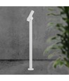 4W LED havelampe bedlampe - IP44, hvid, 3000K, 100cm høj, 300° justerbar, inkl. lyskilde