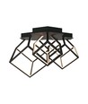 46W Designer LED pendel - 4900lm, dæmpbar, sort, 3000K, varm hvid