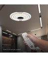 95W smart dekorativ LED loftslampe - 9900lm, Ø52cm, CCT, dæmpbar, inkl. fjernbetjening