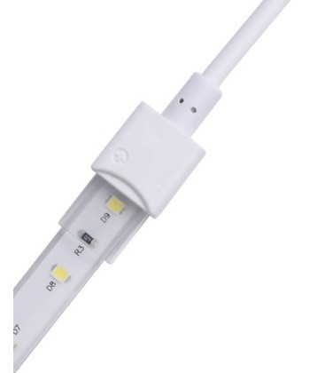 Vandtæt startstik til LED strip - 8mm, enkeltfarvet, IP68, 5V-24V