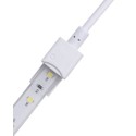 Vandtæt startstik til LED strip - 8mm, enkeltfarvet, IP68, 5V-24V