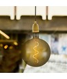 E27 4W dæmpbar G200S Spiral Filament LED pære - Smoky glas, 2700K, 120lm, 300° lysspredning