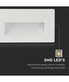 3W LED trappelys - 180lm, 3000K, hvid, 5,8x10,3 cm, inkl. lyskilde