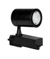 35W 3-faset skinnespot - 6000K, sort