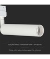15W Samsung LED skinnespot, RA90 - 100lm/W, hvid, 3000K, 5 års garanti
