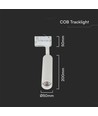 15W Samsung LED skinnespot, RA90 - 100lm/W, 24 grader, hvid, 5 års garanti