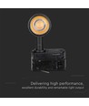 15W Samsung LED skinnespot, RA90 - 24 grader, sort, 5 års garanti, Samsung LED chip