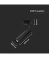 15W Samsung LED skinnespot, RA90 - 24 grader, sort krop, 5 års garanti