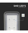 100W LED gadelampe - 4000K