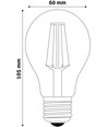E27 7,5W LED pære - Topforspejlet, A60