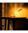Opladelig 3-i-1 LED lampe - Magnetisk, hvid, dæmpbar, inkl. fod og 2 stk. monteringsbeslag