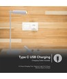 Opladelig 3-i-1 LED lampe - Magnetisk, hvid, dæmpbar, inkl. fod og 2 stk. monteringsbeslag