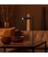 Opladelig 3-i-1 LED lampe - Magnetisk, sort, dæmpbar, inkl. fod og 2 stk. monteringsbeslag