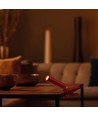 Opladelig 3-i-1 LED lampe - Magnetisk, rød, dæmpbar, inkl. fod og 2 stk. monteringsbeslag