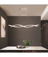 30W LED pendel, 120x100cm - 3450lm, hvid, 4000K, designer loftlampe, inkl. lyskilde