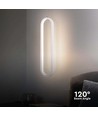 13W LED hængelampe - 40cm, 3000K, hvid hus