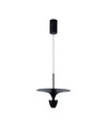 9W designer pendel - Sort, 1000lm, 120°, IP20 indendørs