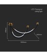 15W LED solcelle projektør med solcellepanel - 1200lm, IP65, sort, inkl. fjernbetjening og batteri