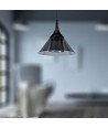 9W LED pendel - 19,5x17,5cm, 1000lm, sort, 4000K, inkl. lyskilde