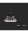9W LED pendel - 19,5x17,5cm, 1000lm, sort, 3000K, inkl. lyskilde